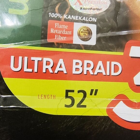 X-Pression Pre-stretched Pre-layered Braid Hair Extensions 52 Inch - Picture 6 of 9